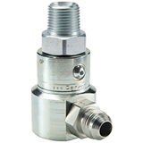 Male NPTF to Male JIC 37 - PS Series Inline Swivel